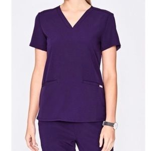 FIGS LIMITED EDITION Purple Casma Scrub Top L